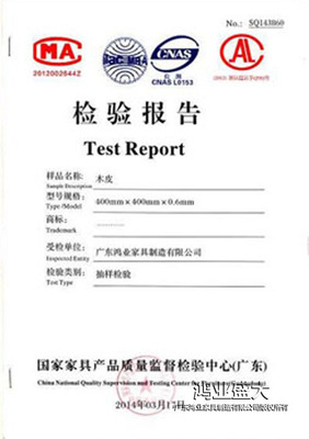 鉸鏈檢驗報告